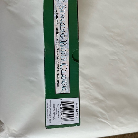 Mark Feldstein 8 inch Original Singing Bird Clock 15 th Anniversary NIB - Picture 5 of 13